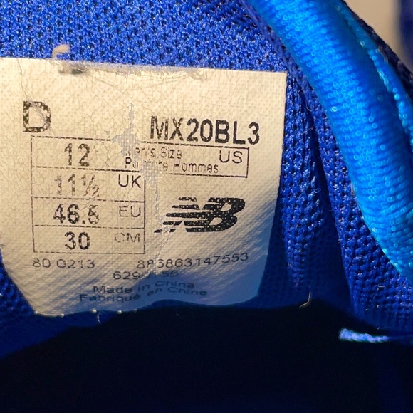 New Balance Minumus Blue Running Shoes Less Is More < = > Original Minimal Shoe - Picture 10 of 11